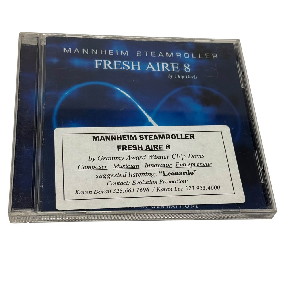 Mannheim Steamroller Fresh Aire 8 CD Promo Sticker New Age Ambient VG